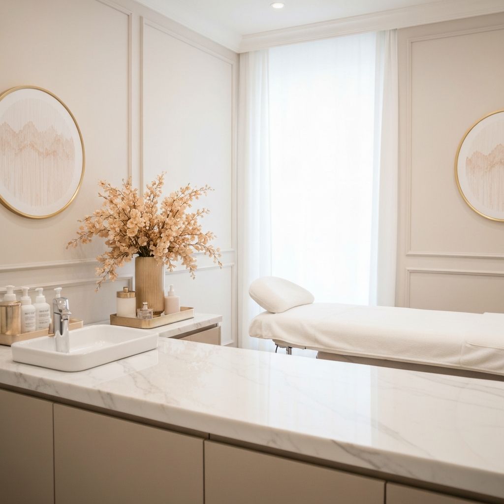 Luxury med spa interior